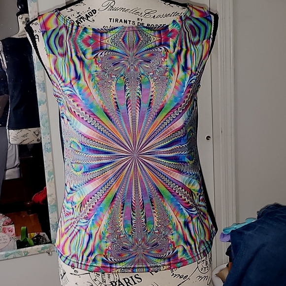 Vivendi vintage psychedelic top - Picture 1 of 4